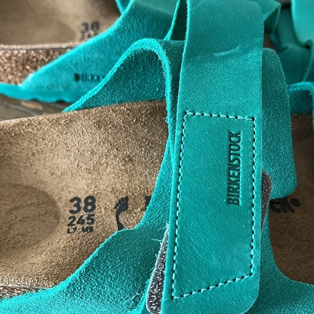Birkenstock Uji Green Sandals New with tags size 38/7